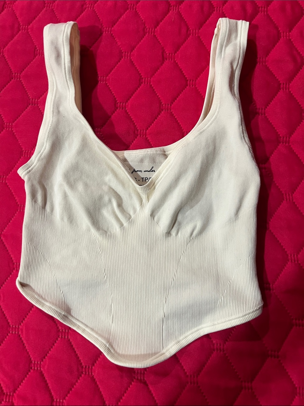 Hollister 3-Pack Bralette Tank Tops - Olive, White, Black - Picture 6 of 12